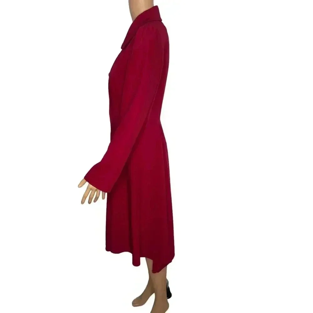 Scarlet Darkness Victorian Jacket Vintage Long Steampunk Gothic Coat size M - Picture 3 of 9